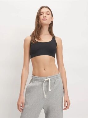 Everlane Black Athletic Crop Perform Sports Bra